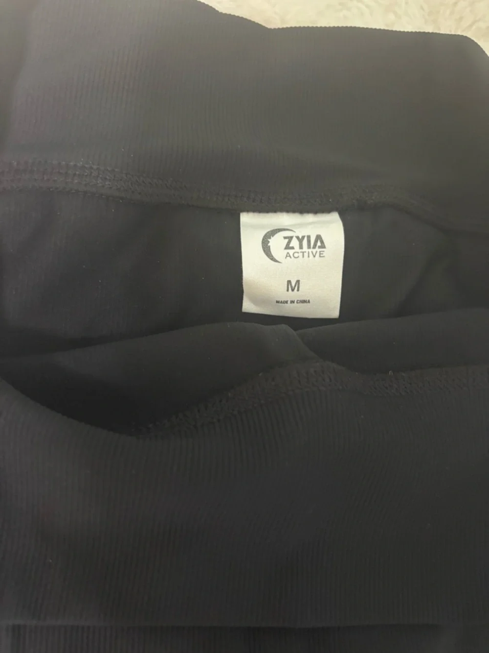 ZYIA Black Reve High-Waist Ponte Pencil A-Line Active Office Flex Skirt